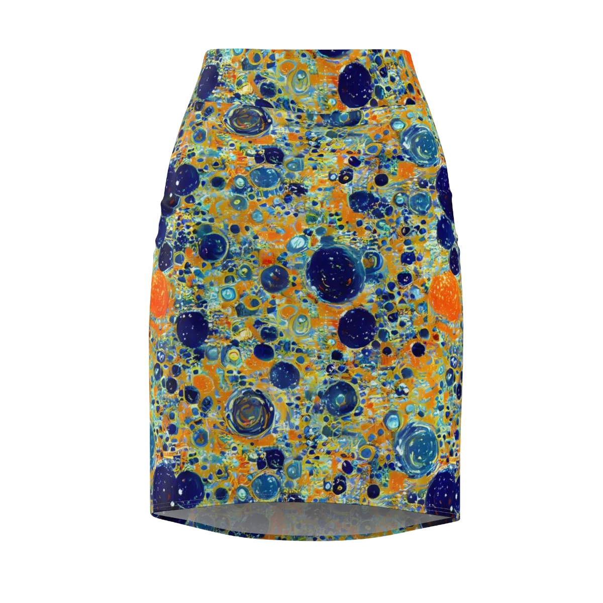Solar Orbit on Pencil Skirt — Front