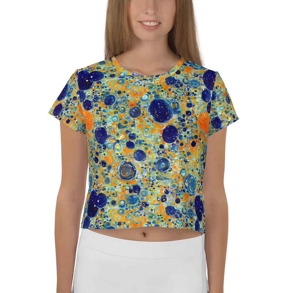 Solar Orbit on Crop Tee — Front