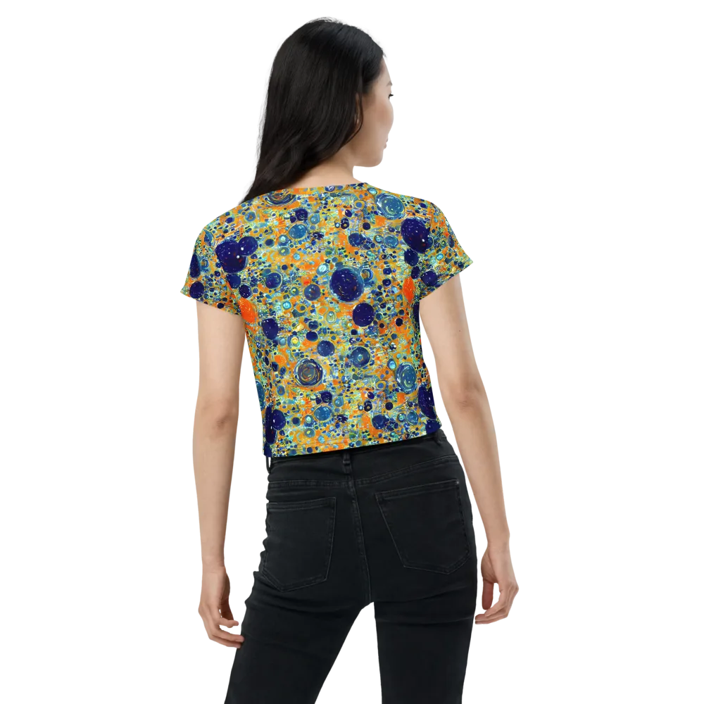 Solar Orbit on Crop Tee — Back