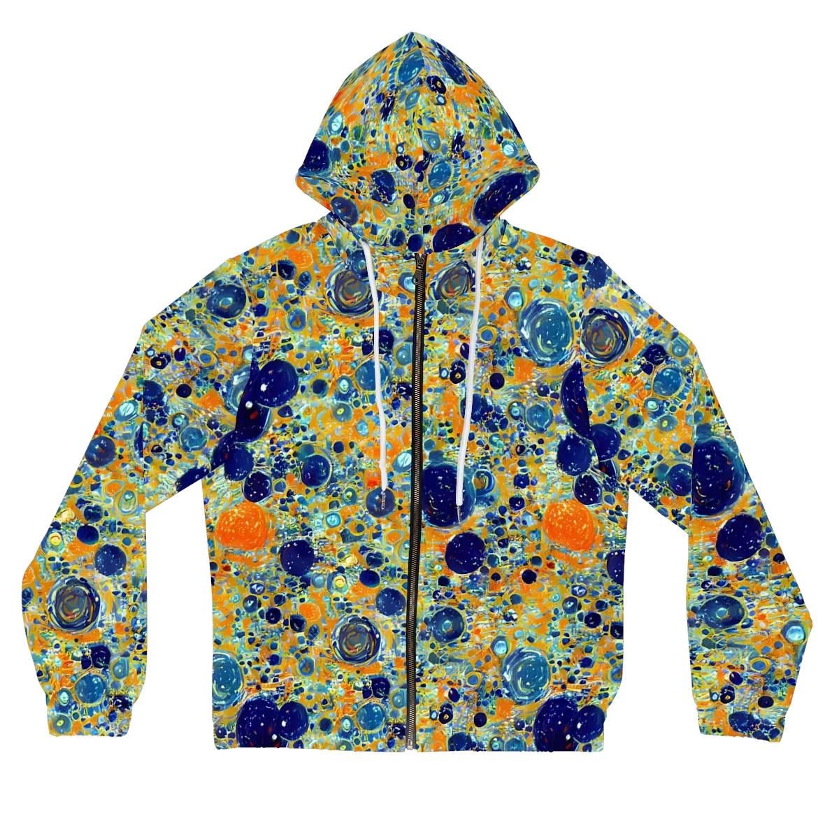Solar Orbit on Women's Full-Zip Hoodie — Front