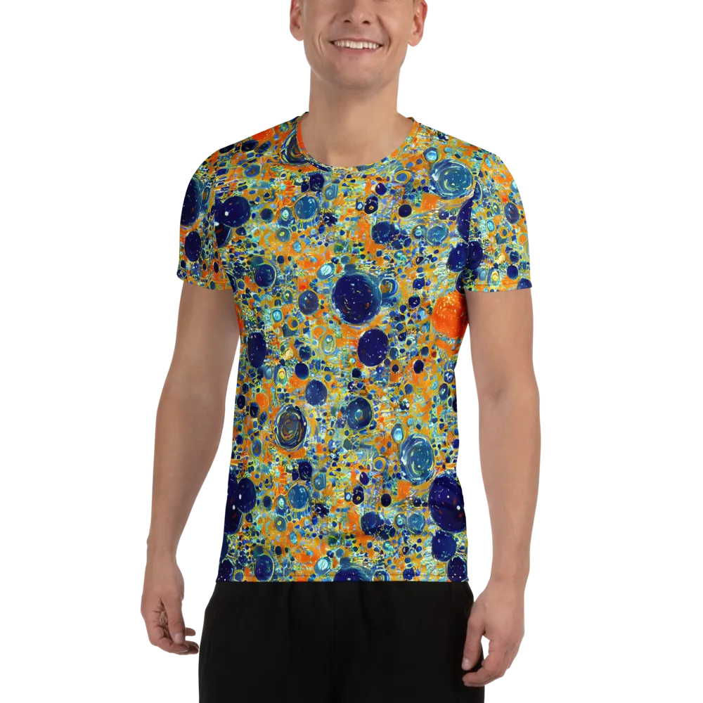 Solar Orbit on Men's Athletic T-Shirt — Front