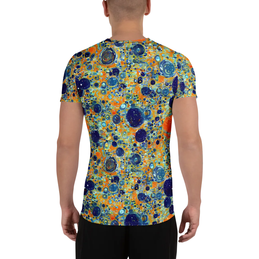 Solar Orbit on Men's Athletic T-Shirt — Back