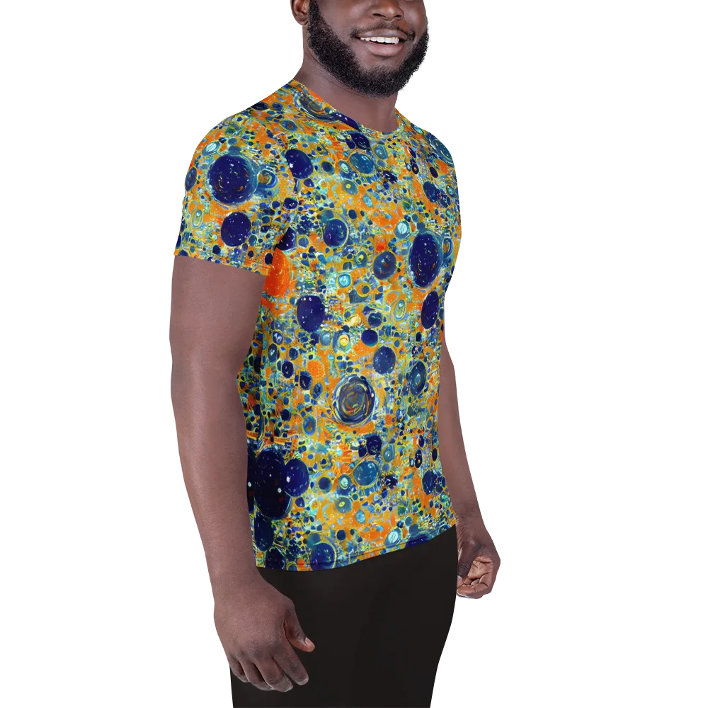 Solar Orbit on Men's Athletic T-Shirt — Right