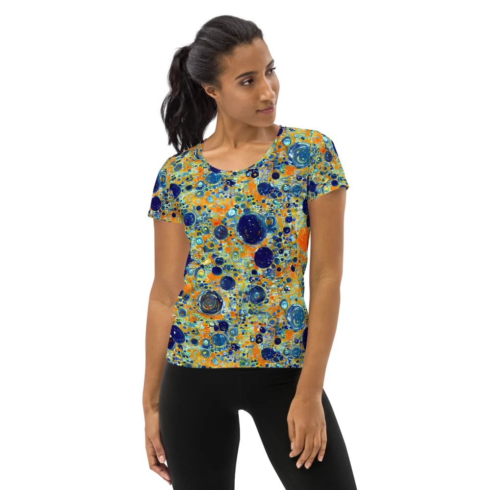 Solar Orbit on Women's Athletic T-Shirt — Front