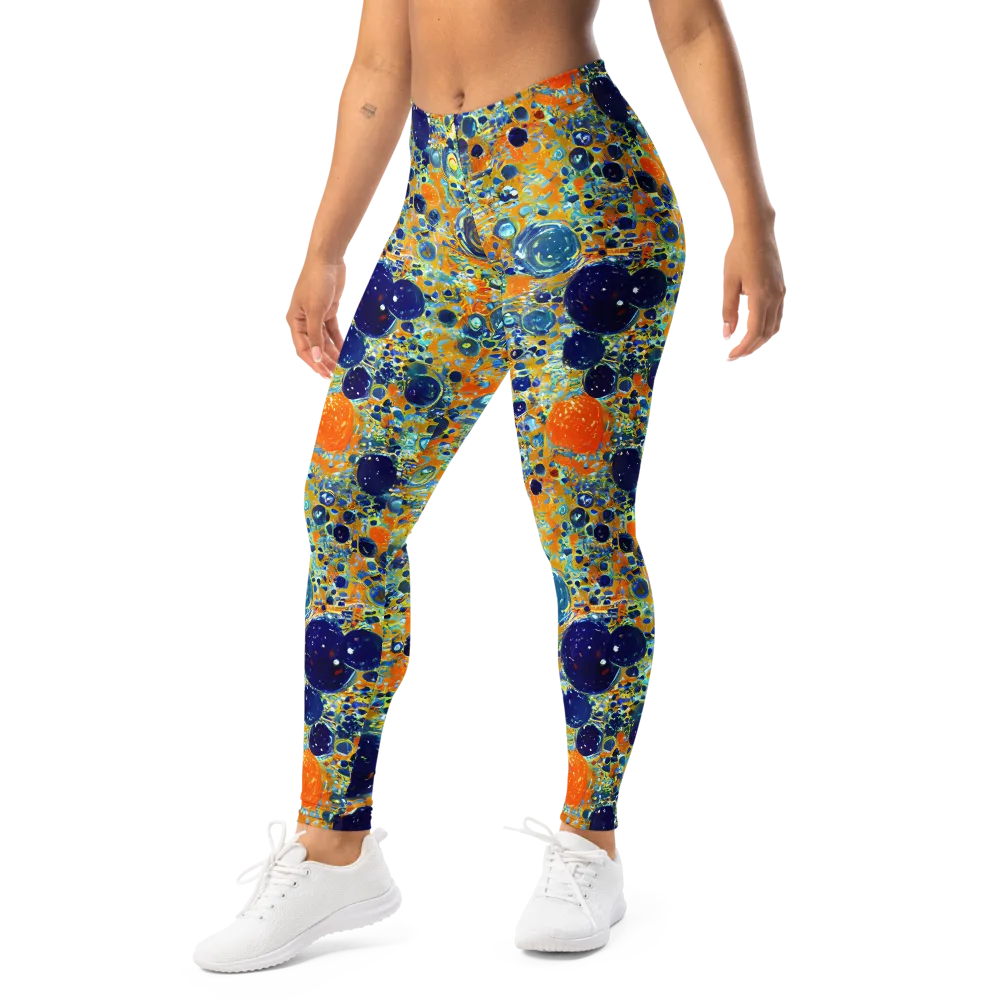 Solar Orbit on Leggings — Left Front