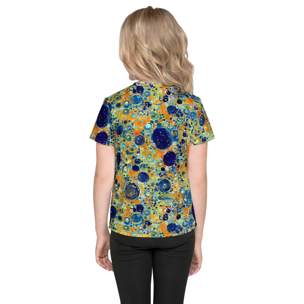 Solar Orbit on Kids Crew Neck T-Shirt — Back