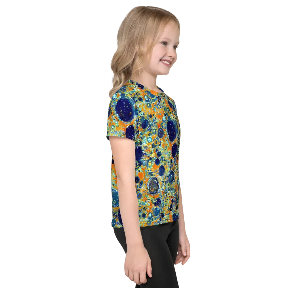 Solar Orbit on Kids Crew Neck T-Shirt — Right