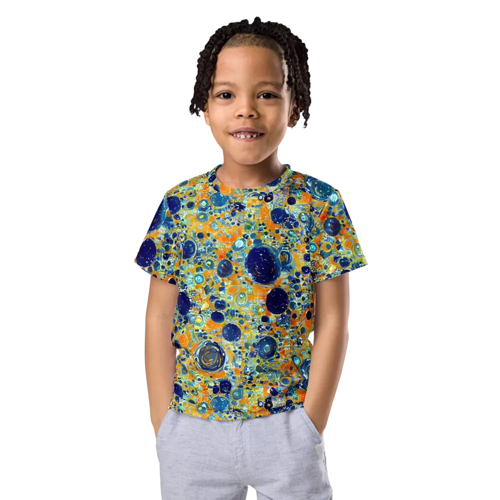 Solar Orbit on Kids Crew Neck T-Shirt — Front