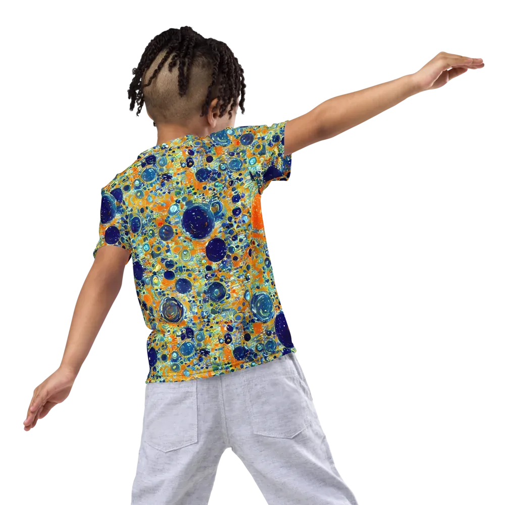 Solar Orbit on Kids Crew Neck T-Shirt — Back