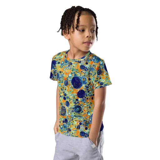 Solar Orbit on a Kids Crew Neck T-Shirt