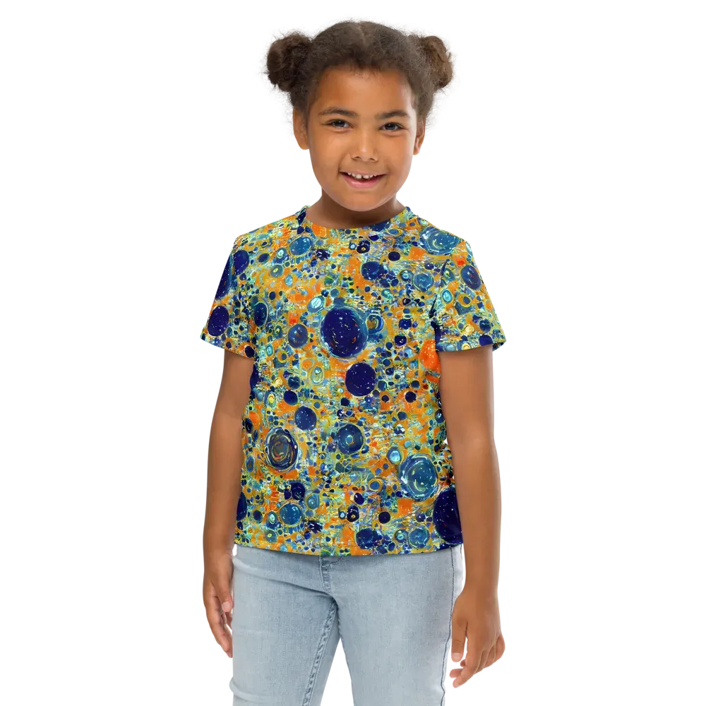 Solar Orbit on Kids Crew Neck T-Shirt — Front