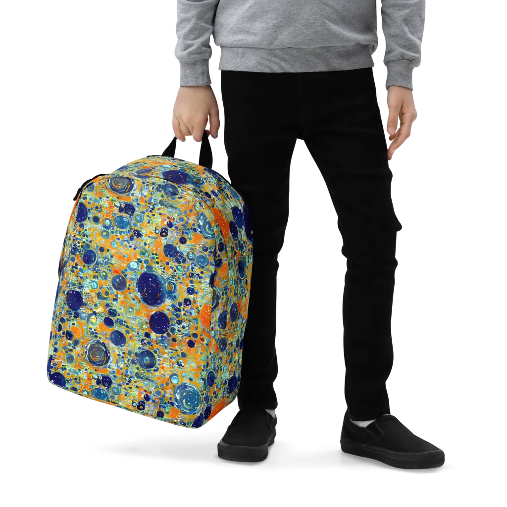 Solar Orbit on Minimalist Backpack — Zoomed-in