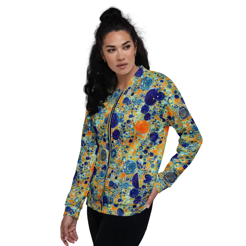 Solar Orbit on Bomber Jacket — Left