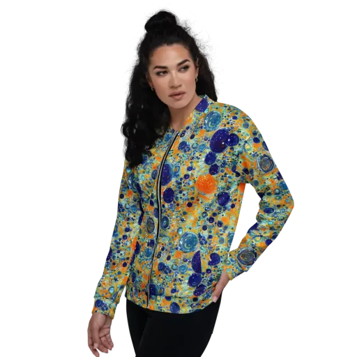 Solar Orbit on a Bomber Jacket