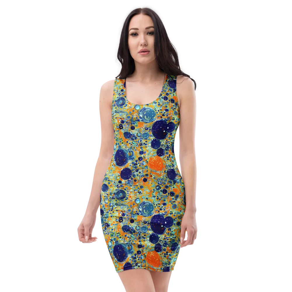 Solar Orbit on Bodycon Dress — Front