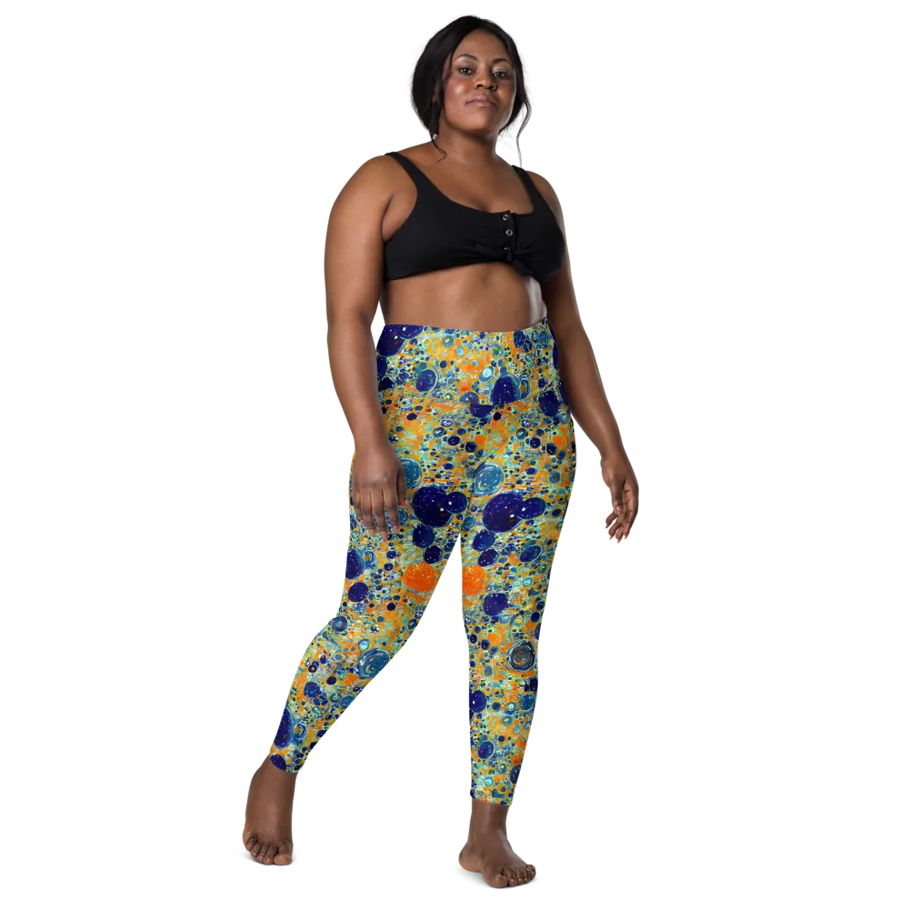 Solar Orbit on Leggings with Pockets — Front