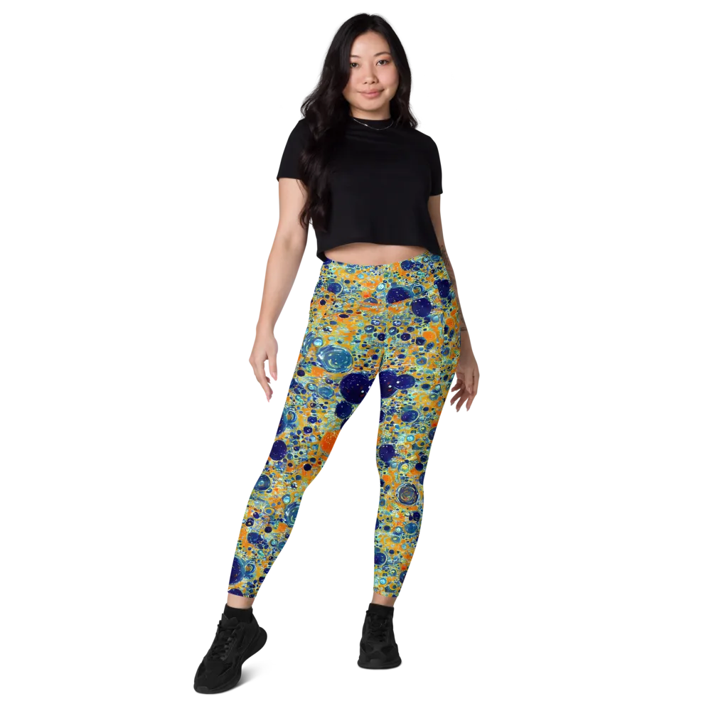 Solar Orbit on Leggings with Pockets — Front