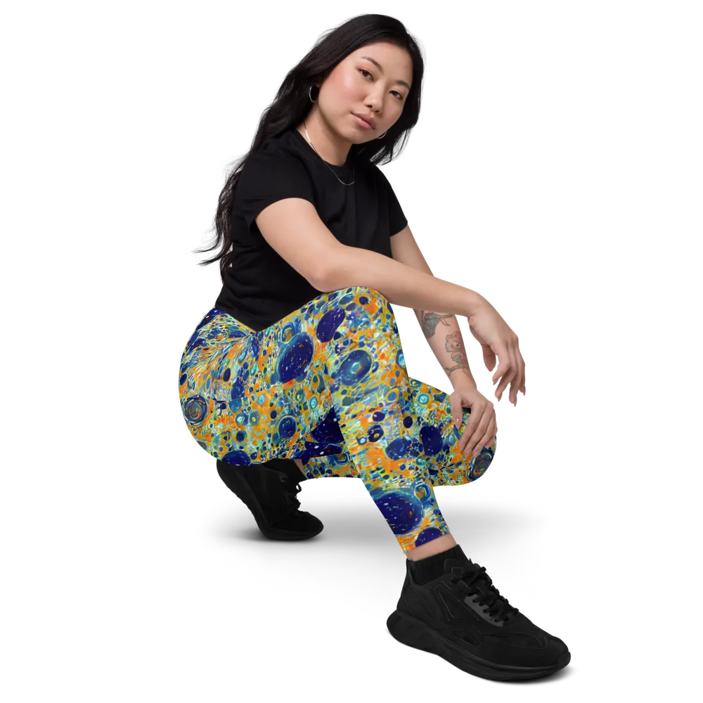 Solar Orbit on Leggings with Pockets — Right Front