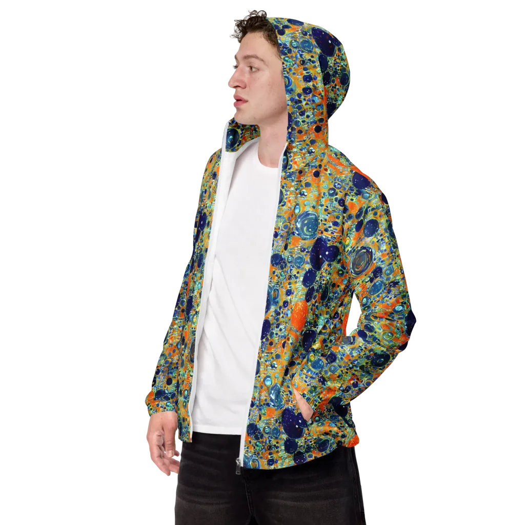 Solar Orbit on Men's Windbreaker — Left Front