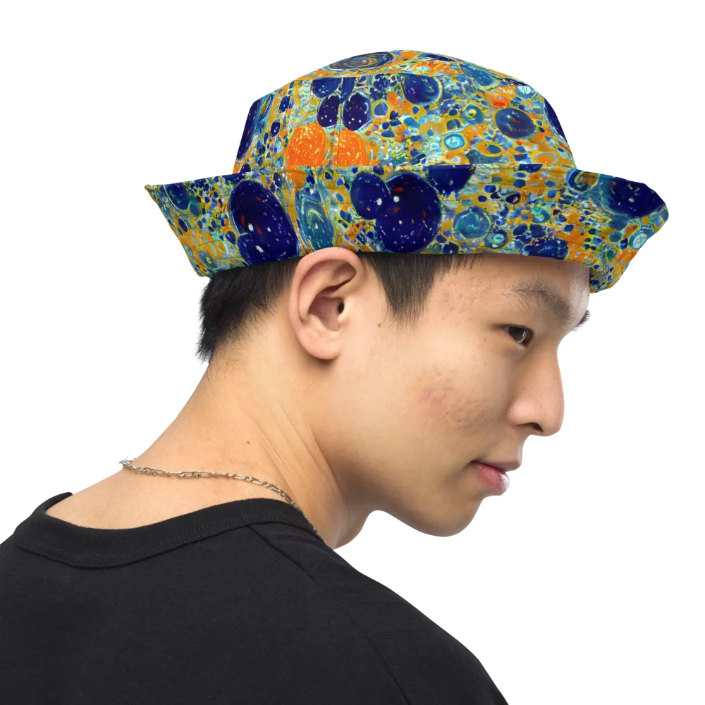 Solar Orbit on Reversible Bucket Hat — Right Outside