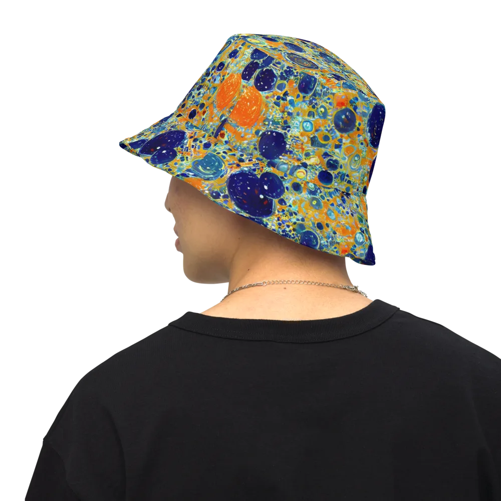 Solar Orbit on Reversible Bucket Hat — Back Inside
