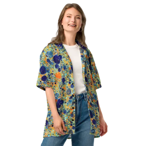 Solar Orbit on a Button Shirt