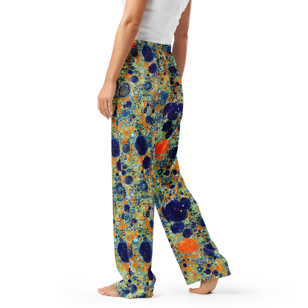 Solar Orbit on Women's Pajama Pants — Left