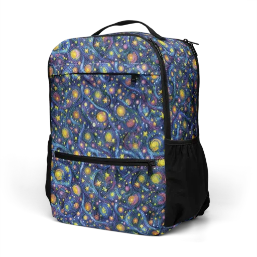 Starry Vortex on a Utility Backpack
