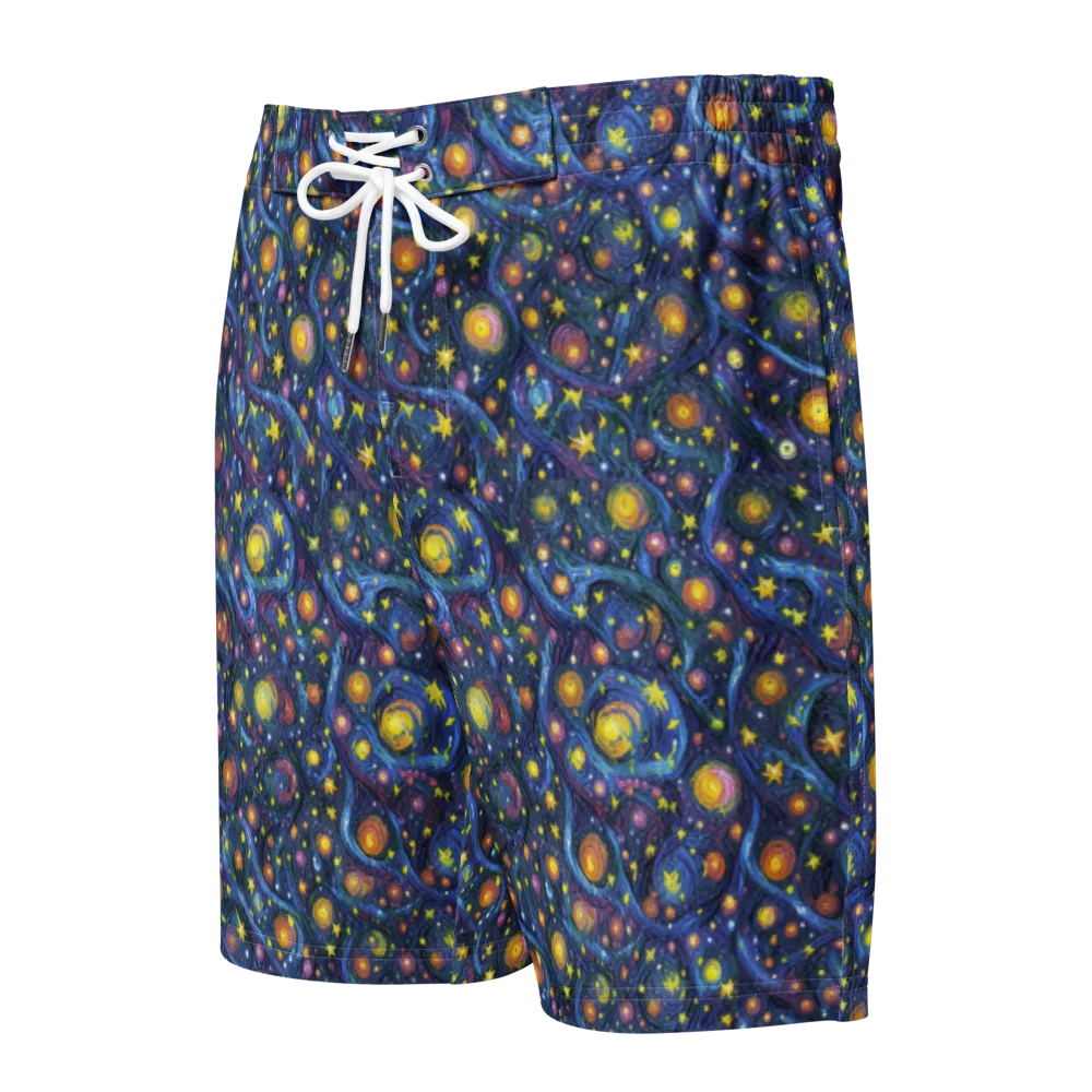 Starry Vortex on Men's Board Shorts — Front