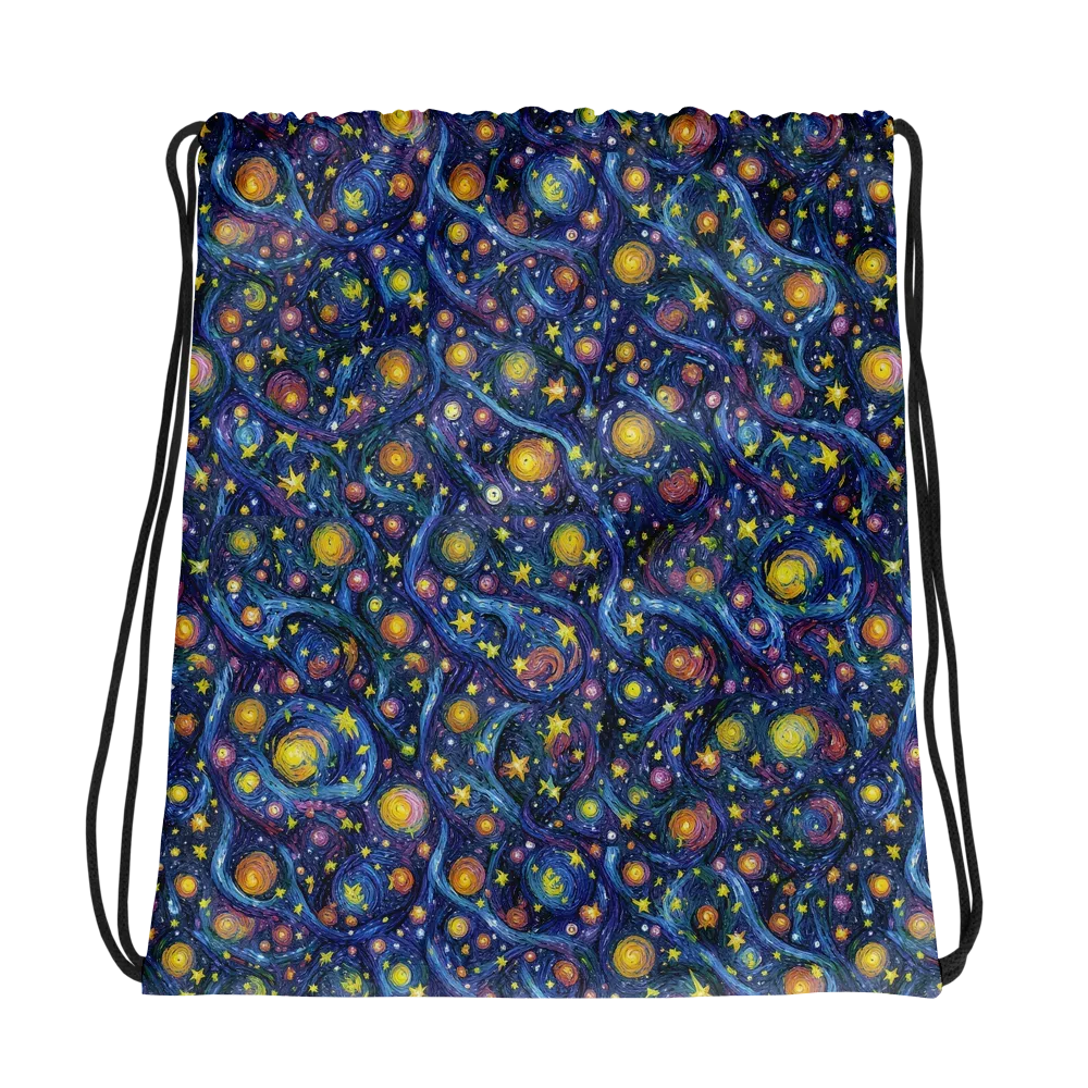 Starry Vortex on Drawstring Bag — Photo