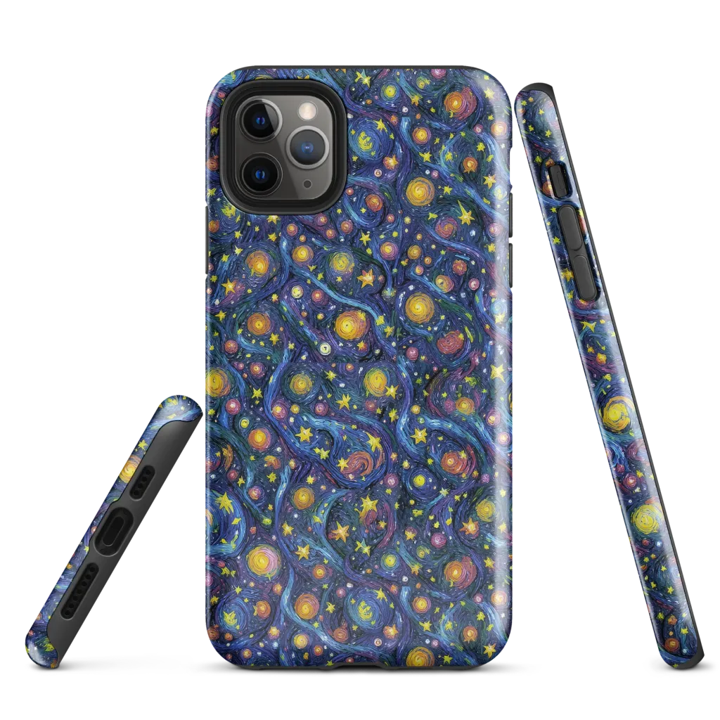 Starry Vortex on Tough Case for iPhone® — Front