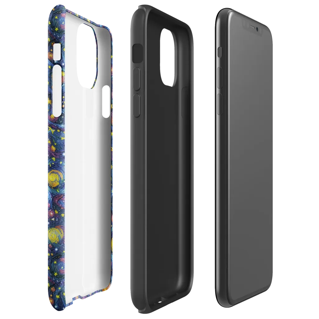 Starry Vortex on Tough Case for iPhone® — Right