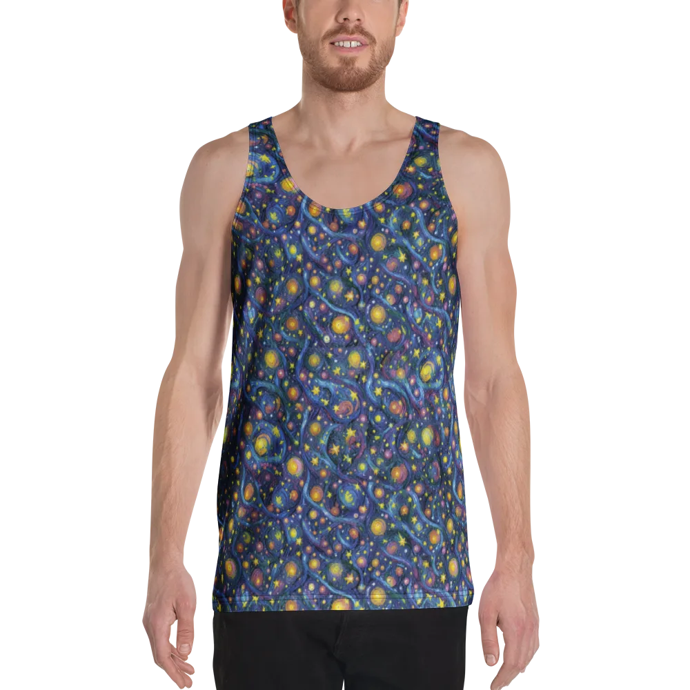 Starry Vortex on Men's Tank Top — Front