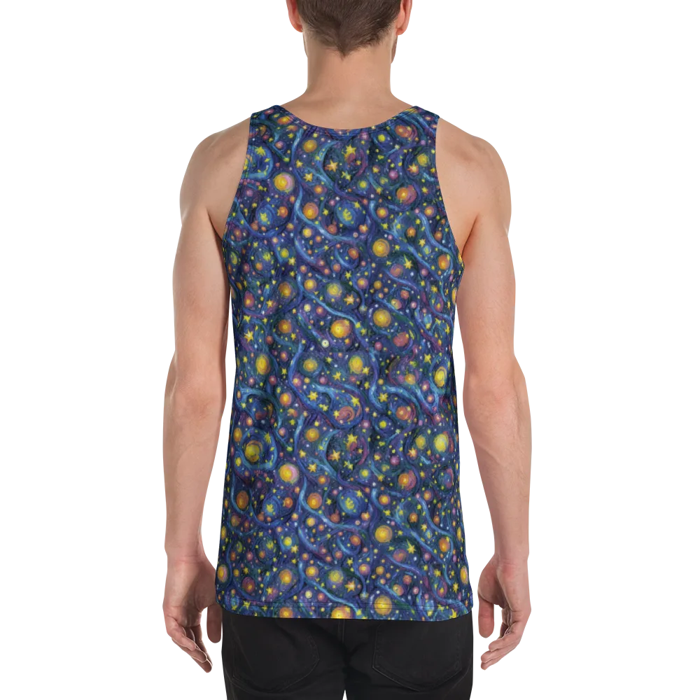 Starry Vortex on Men's Tank Top — Back