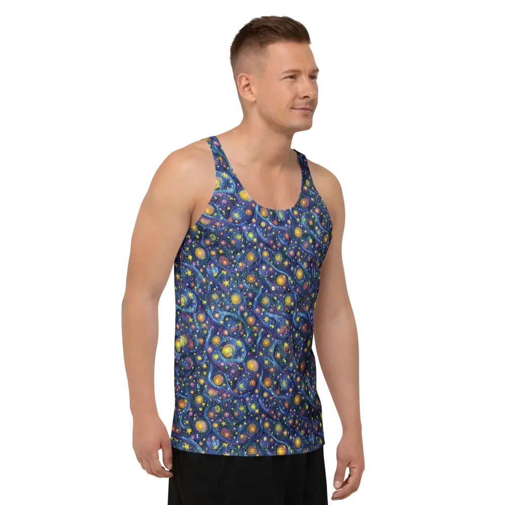 Starry Vortex on Men's Tank Top — Right Front