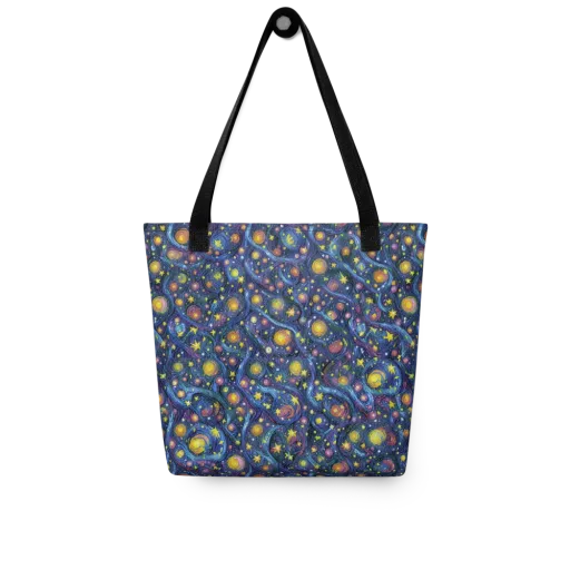 Starry Vortex on a Tote Bag