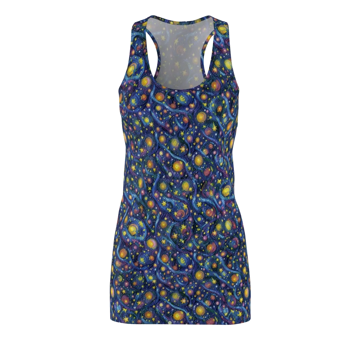 Starry Vortex on Racerback Dress — Front