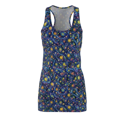 Starry Vortex on a Racerback Dress