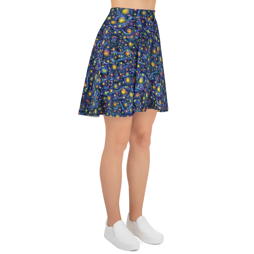 Starry Vortex on Skater Skirt — Right