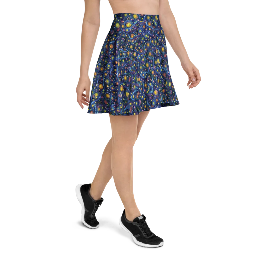 Starry Vortex on Skater Skirt — Right