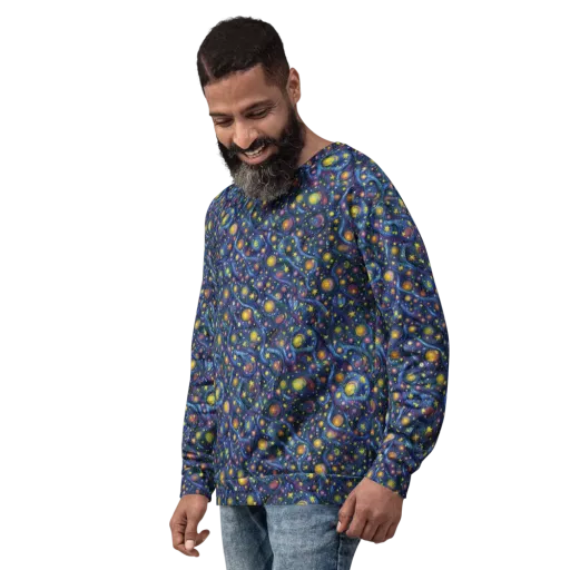 Starry Vortex on a Sweatshirt