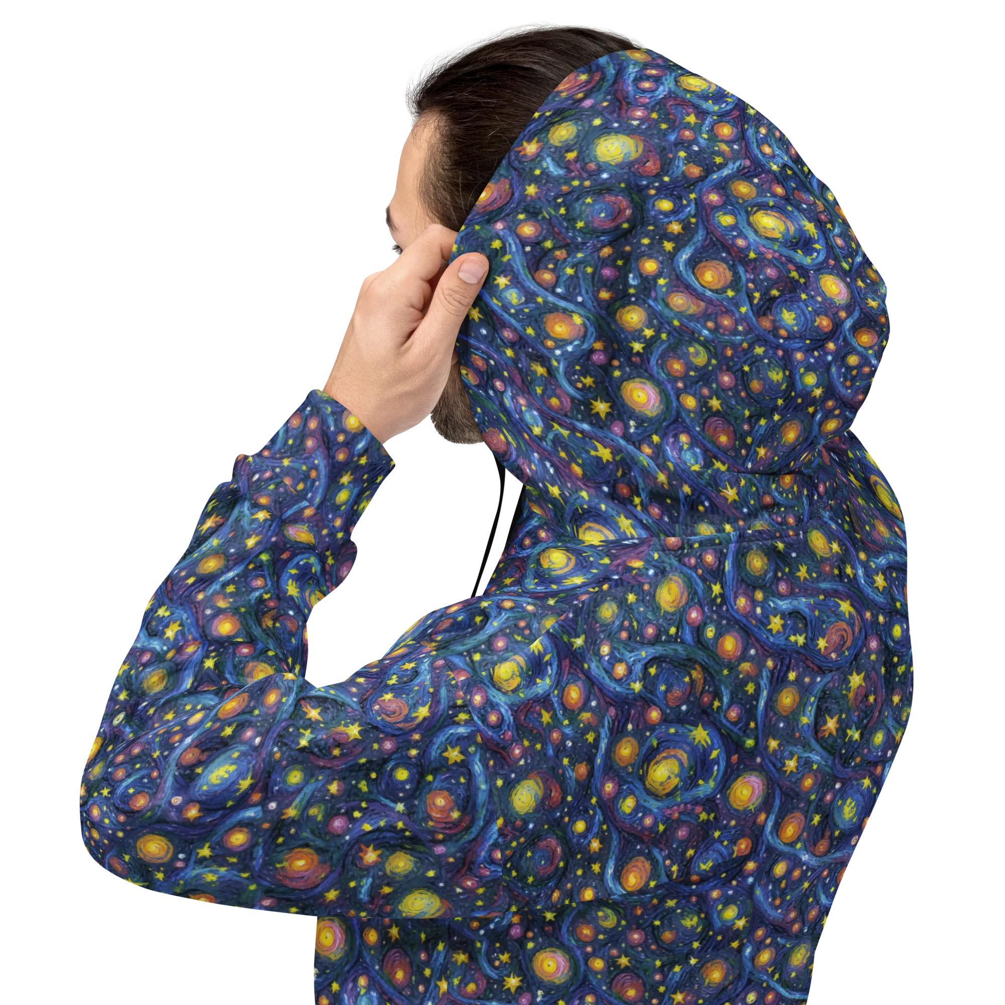 Starry Vortex on Hoodie — Back