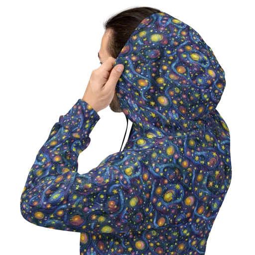 Starry Vortex on a Hoodie
