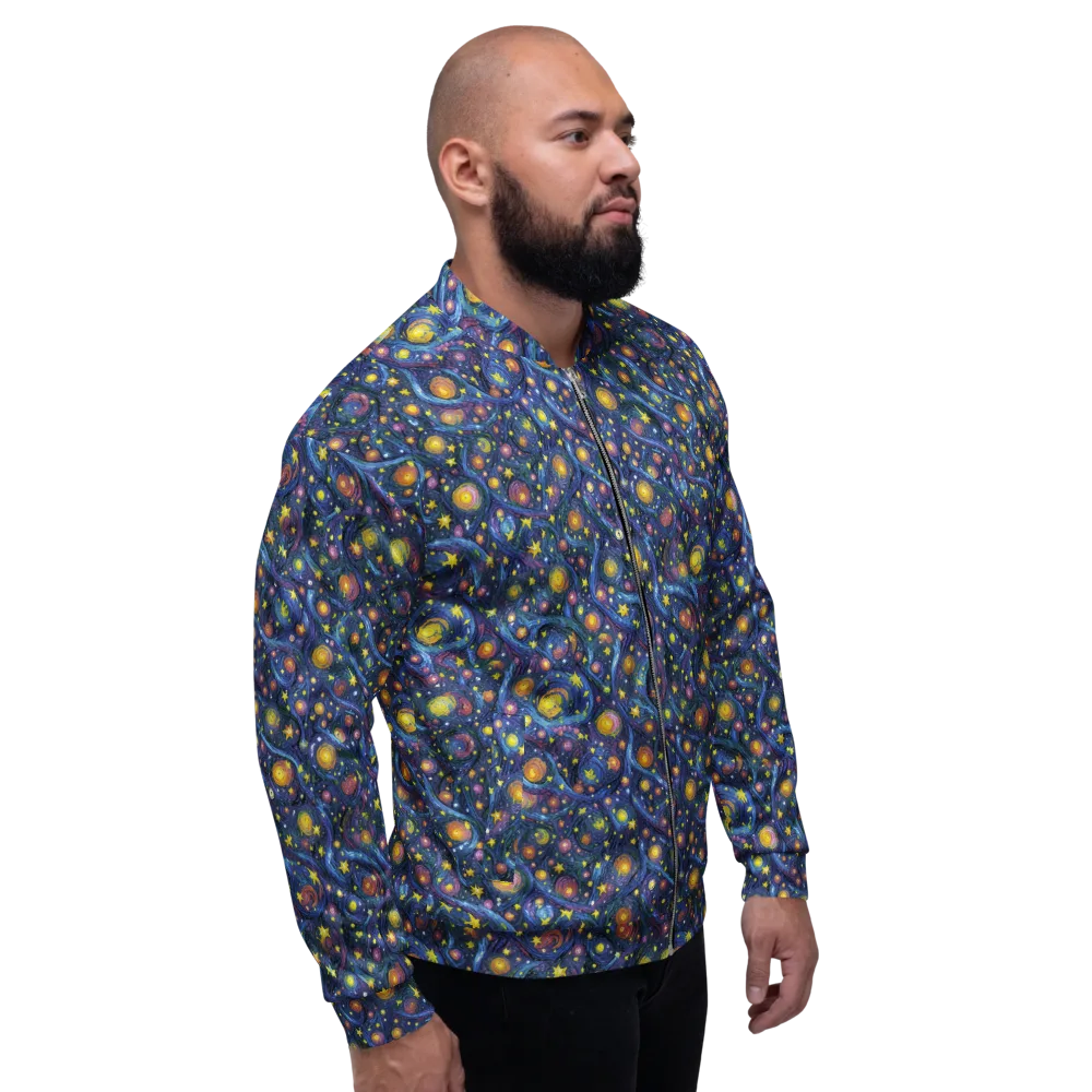 Starry Vortex on Bomber Jacket — Right