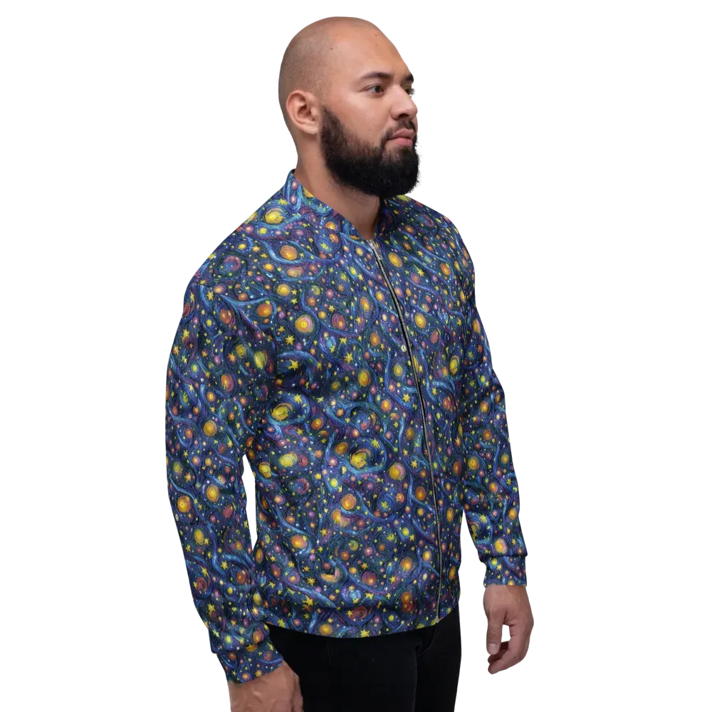 Starry Vortex on Bomber Jacket — Right