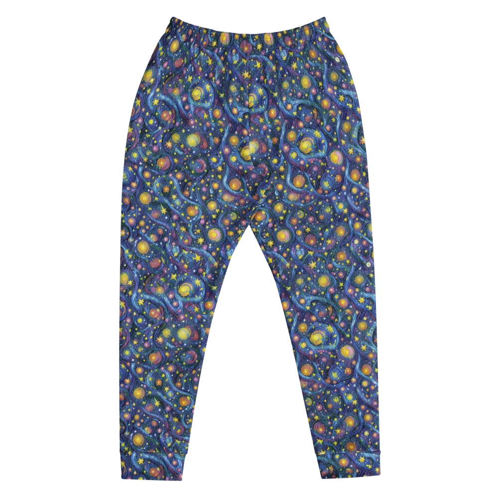 Starry Vortex on Men's Joggers — Front
