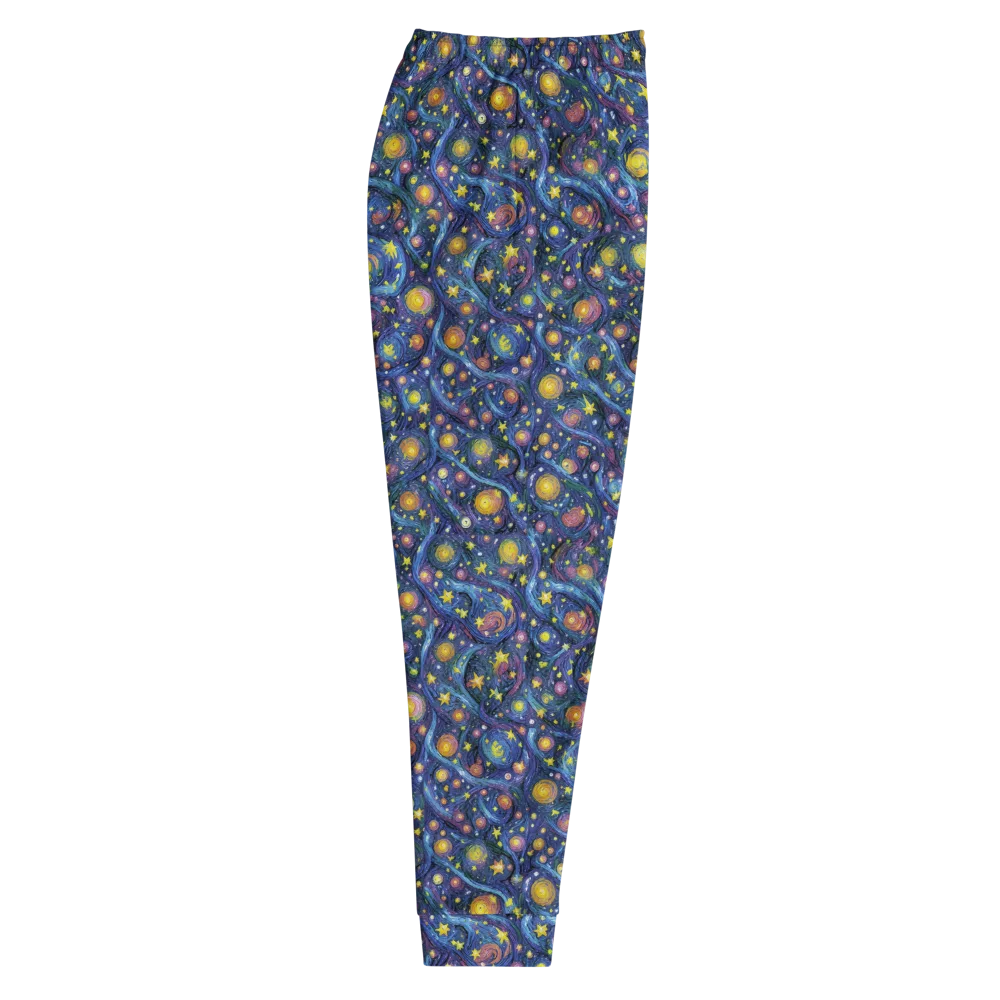 Starry Vortex on Men's Joggers — Right