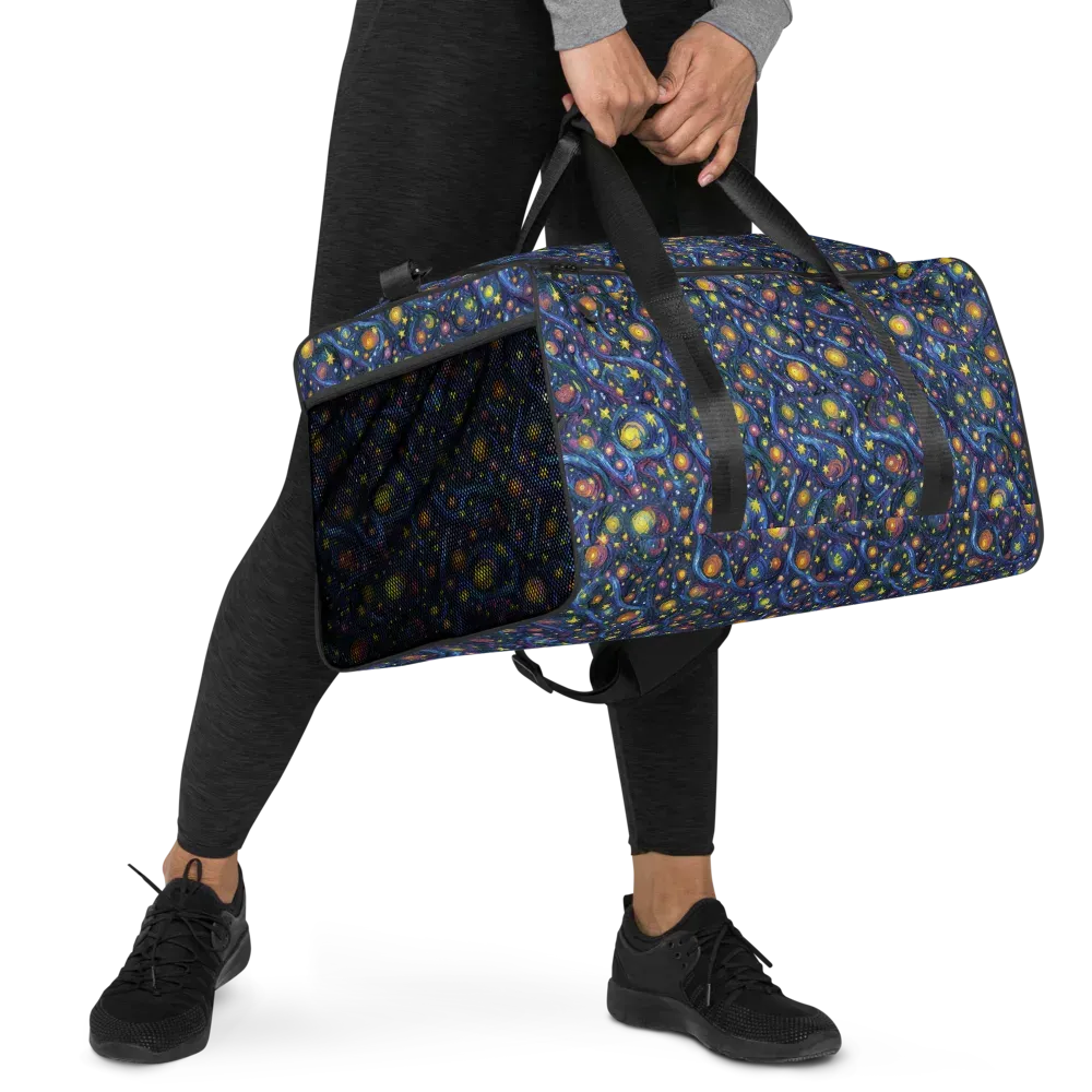 Starry Vortex on Duffle Bag — Right Front