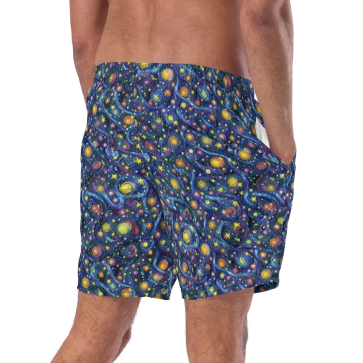 Starry Vortex on a Swim Trunks