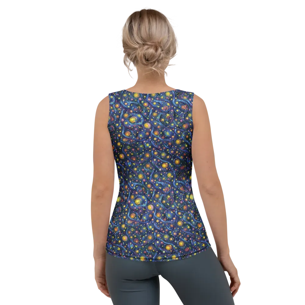 Starry Vortex on Women's Tank Top — Back